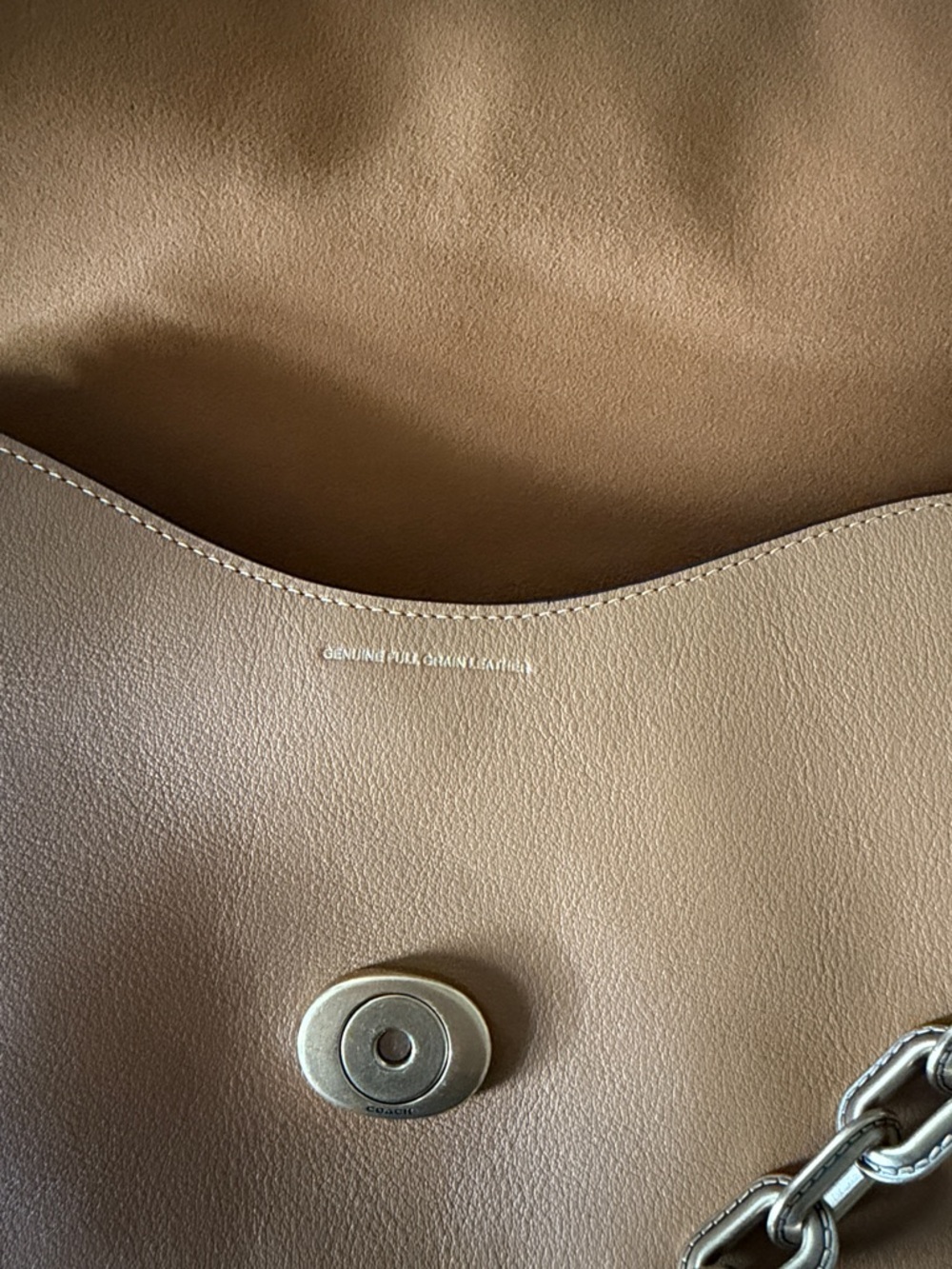 Coach Chain Tabby in Honey Brown - Picture 9 of 9
